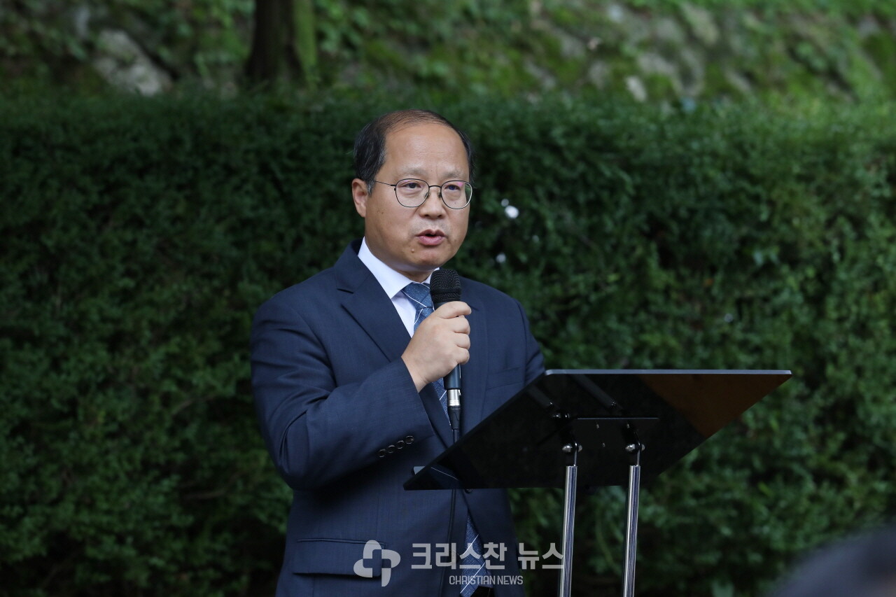 경과보고, 천수남 감리사(마리산기도원 기념관건립 공동위원장)