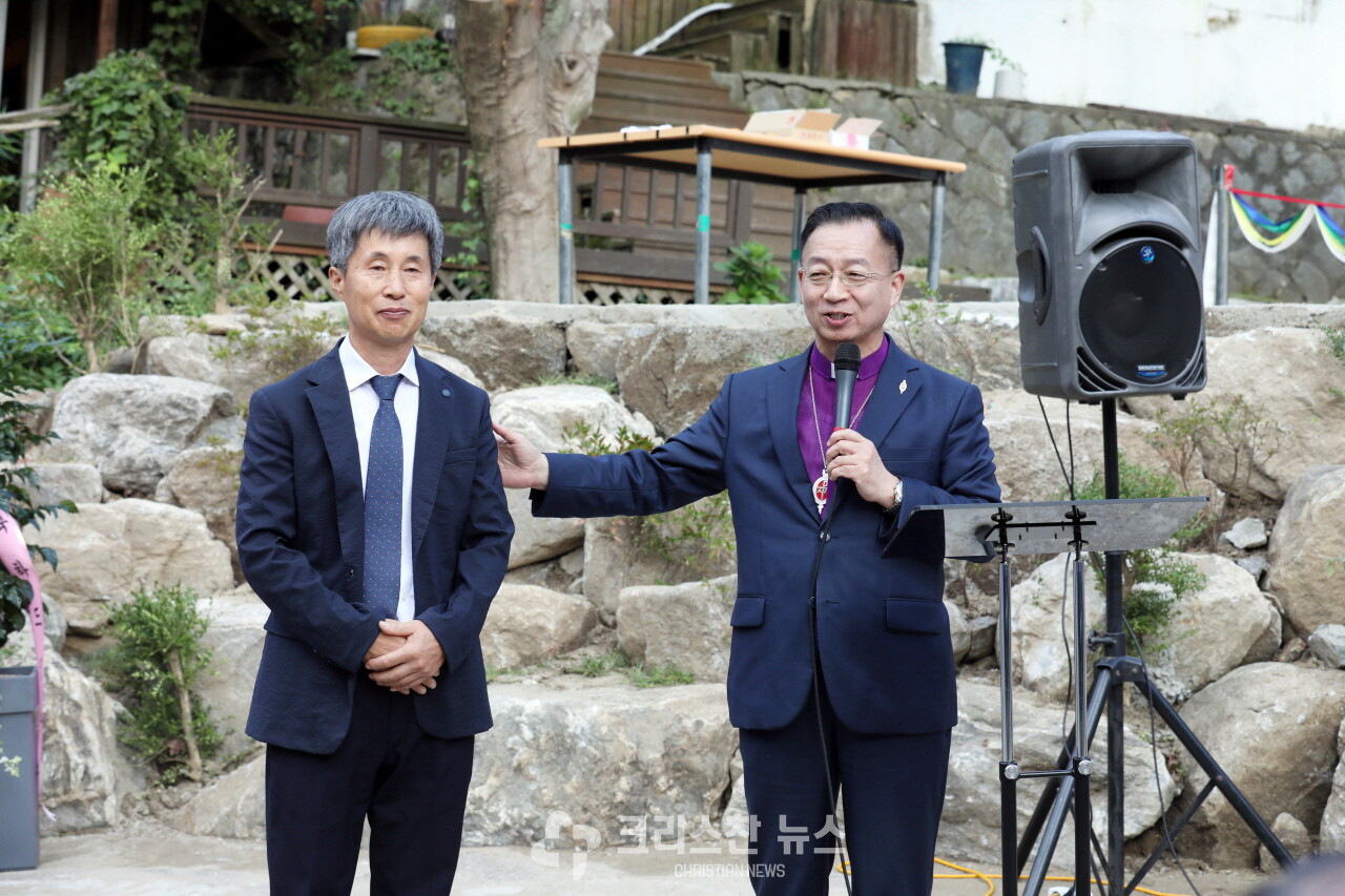 마리산기도원 담임 고광균 목사 소개 모습